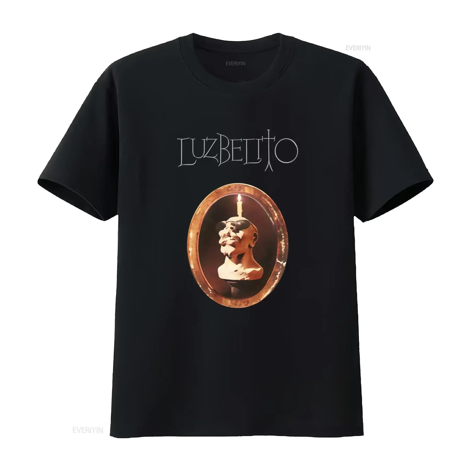Camiseta Patricio Rey y sus Ricotta Rounds Luzbelito con estampado de arte gótico disponible en tallas S a 5XL, estilo vintage, lavada y cómoda
