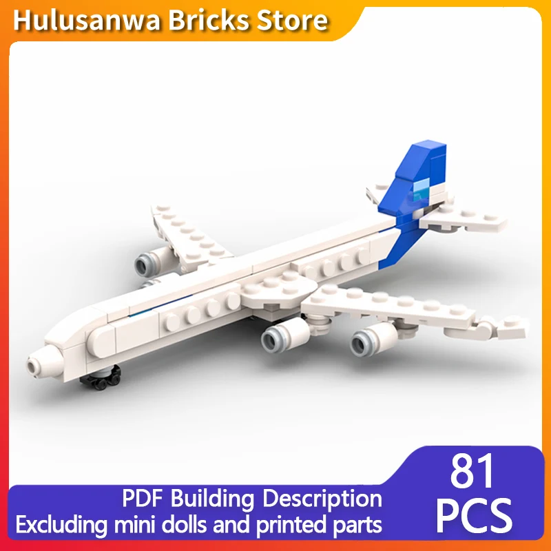 

A340-600 Модель гражданского авиалайнера MOC Строительные кирпичи Военное оборудование Модульная технология Подарки Праздничная сборка Детские игрушки Костюм