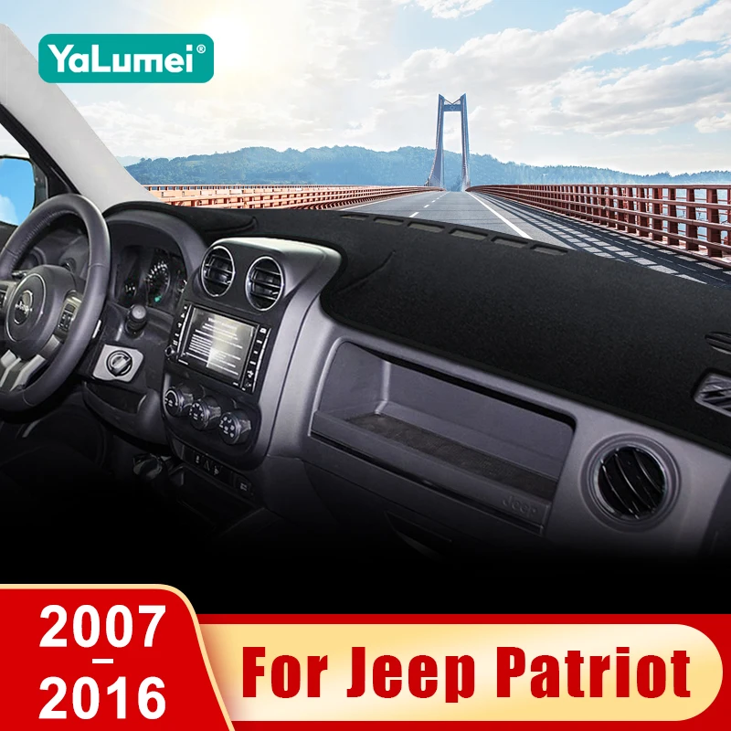 

For Jeep Patriot 2007 2008 2009 2010 2011 2012 2013 2014 2015 2016 Car Dashboard Mat Sun Shade Non-slip Pad Cover Accessories