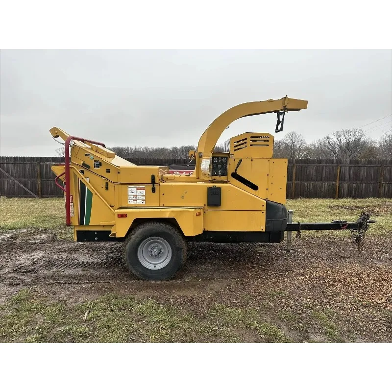High Efficiency Mobile Wood Chipper Machine   Branch Crusher Shredder for Garden Farm Orchard Forestry Work