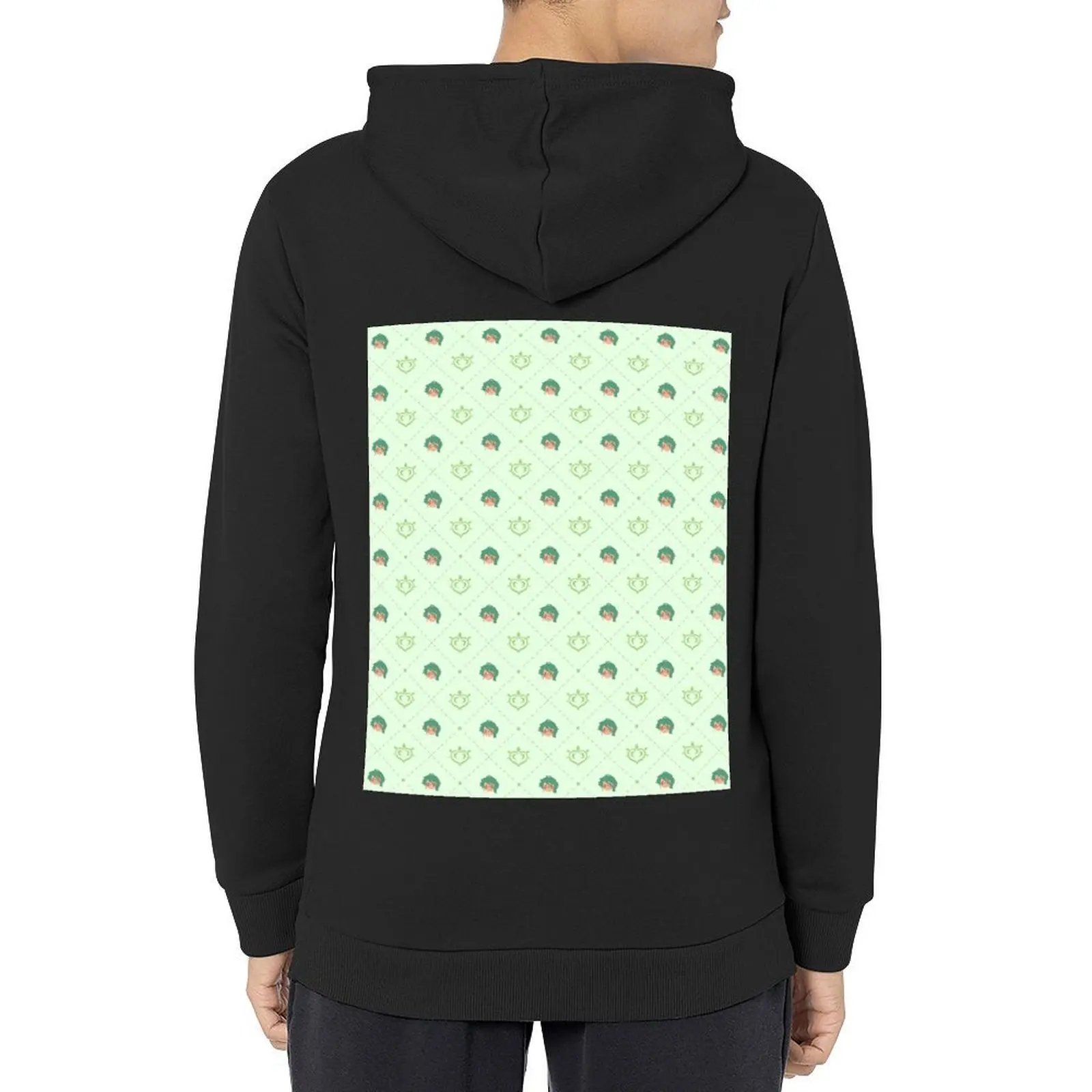 

Baizhu Pattern Hoodie men's coat japanese style men clothes autumn jacket men hoodie for men