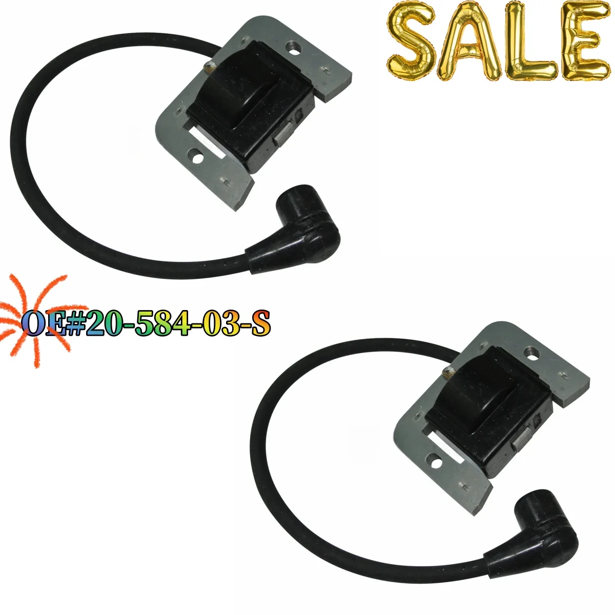 

Ignition Module Coil CDI Fixed Fit For Kohler SV470 SV480 SV530-SV590 SV600-SV620 20 584 03S / 20-584-03-S / 20 584 04-S