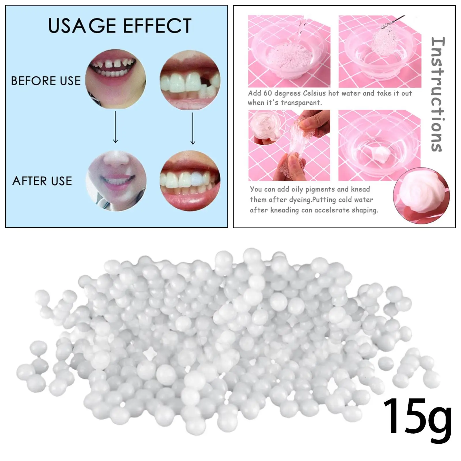 Temporary Tooth Repair Kit Filling The Missing Broken Tooth and Gaps