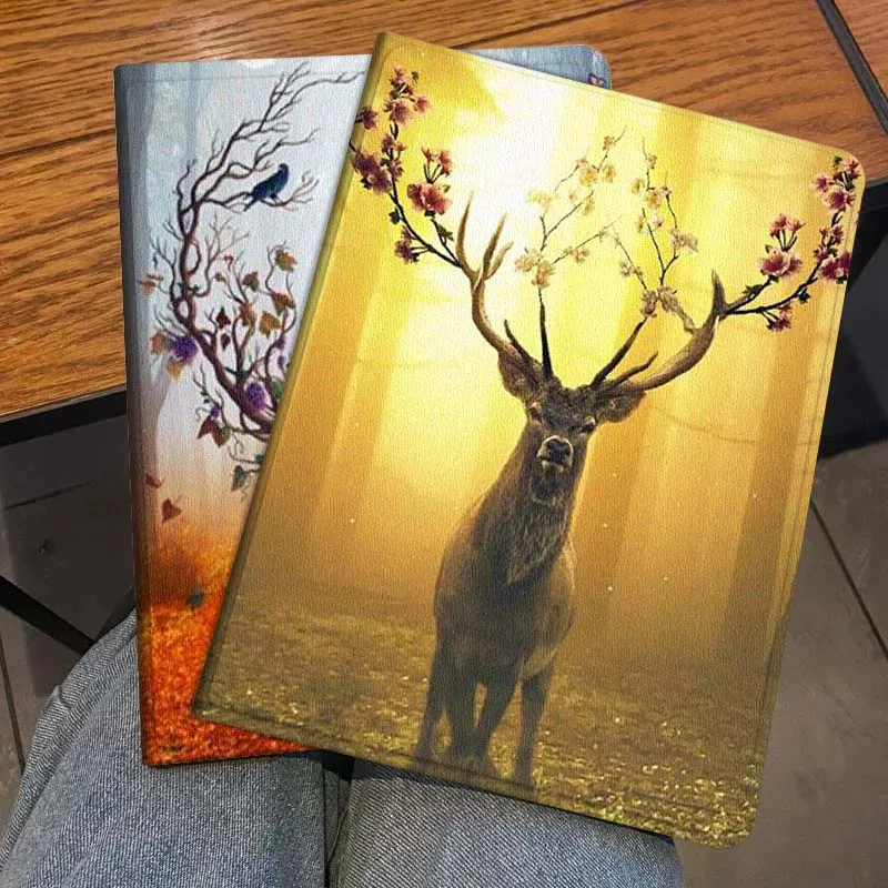 

Giraffe Horse Popular For Honor Pad 8 V8 9 GT MagicPad 13 3 2 Tab MatePad Pro Air 12 X 12.6 Foldable Tablet Case Gift