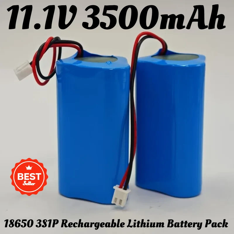 

18650 Батарея 12 В 3S1P 3500 мАч 18650 Литий-ионный аккумулятор с BMS для резервного источника питания Камеры видеонаблюдения + зарядное устройство 12,6 В 1 А