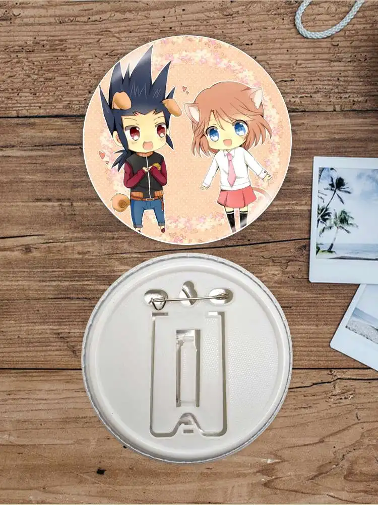Katsuragi Kamui Game Anime Character Badge Brooch anchor Peripherals Pin Personalized 75mm Clothesinsignias personalizables