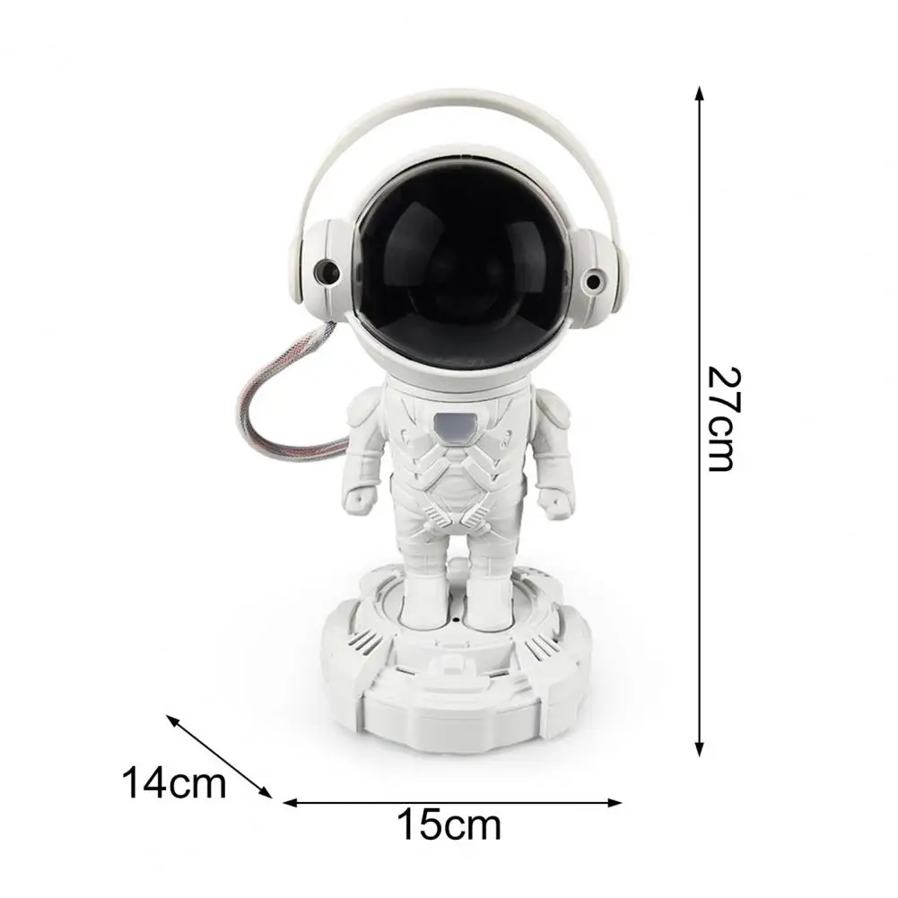 1 Set LED Projection Lamp Creative Shape Remote Control Large Projected Area Energy-saving 2-in-1 Astronaut LED Projector Blueto