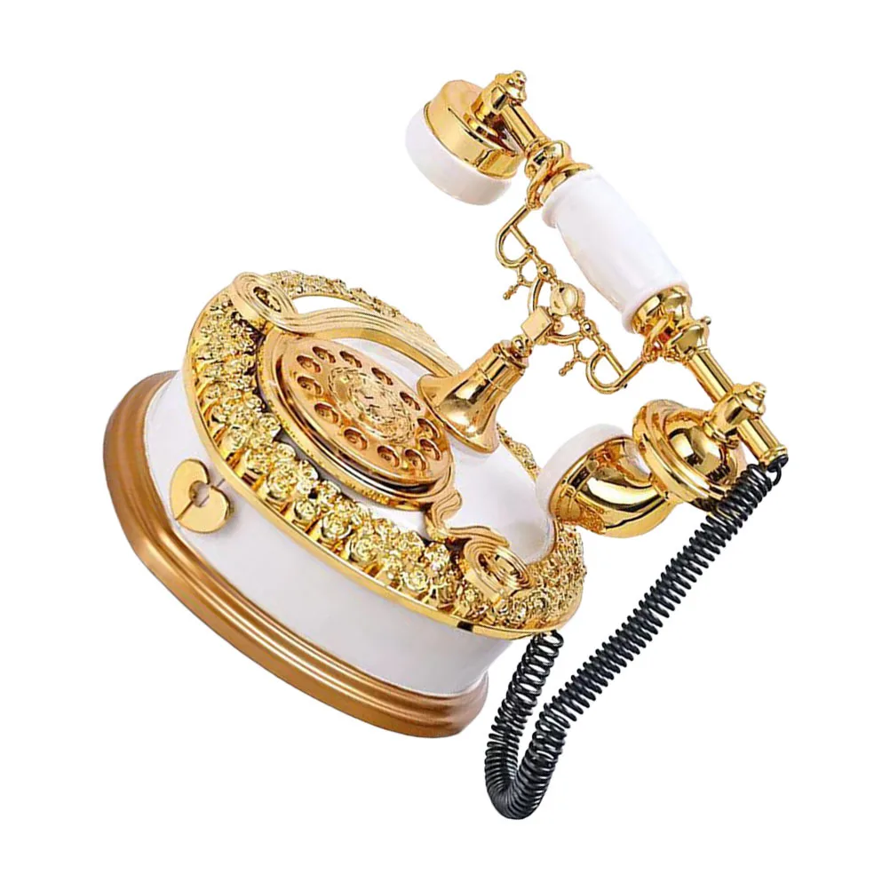 

1Pcs Elegant Desktop Music Box Retro Clear Sound Decorative Storage Case Living Room Bedroom Office Decor