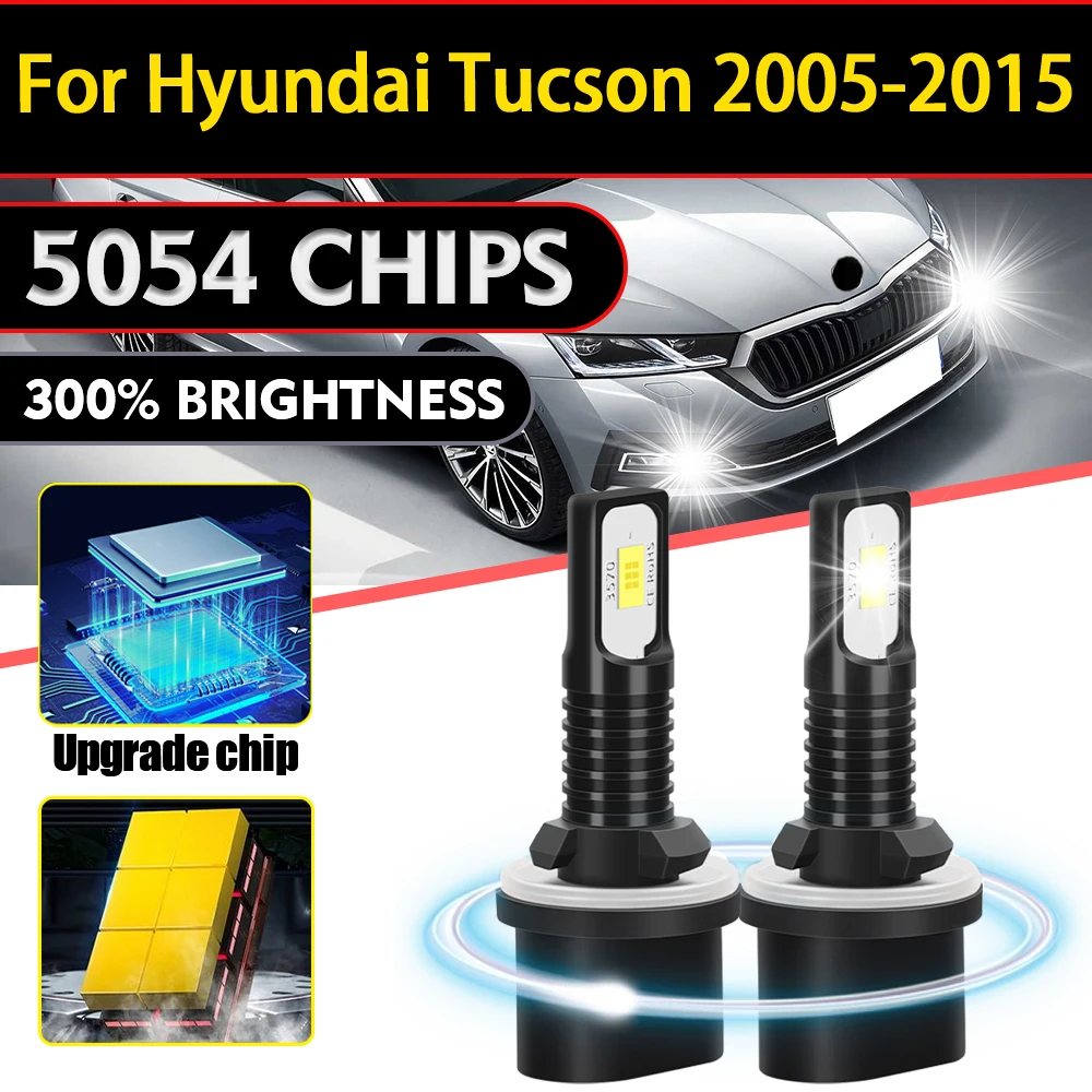 

Fog Lamps 100W 880 H27 Auto Front Fog Lights 20000LM Plug And Play For Hyundai Tucson 2005 2006 2007 2008 2009 2010 2011-2015