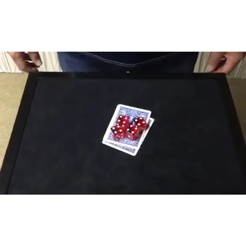 مرتفعة النرد مصفوفة خدعة سحرية (الأزرق أو الأحمر) عن قرب الخدع السحرية الوهم الدعائم السحرية بطاقة اللعب للتحايل الساحر ألعاب مضحكة