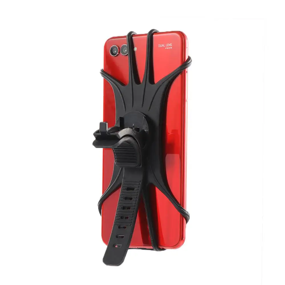 Anti-shake Handlebar Mount Adjustable Anti-slip Phone Holder Mobile Bracket Bike Phone Stands Phone Holder