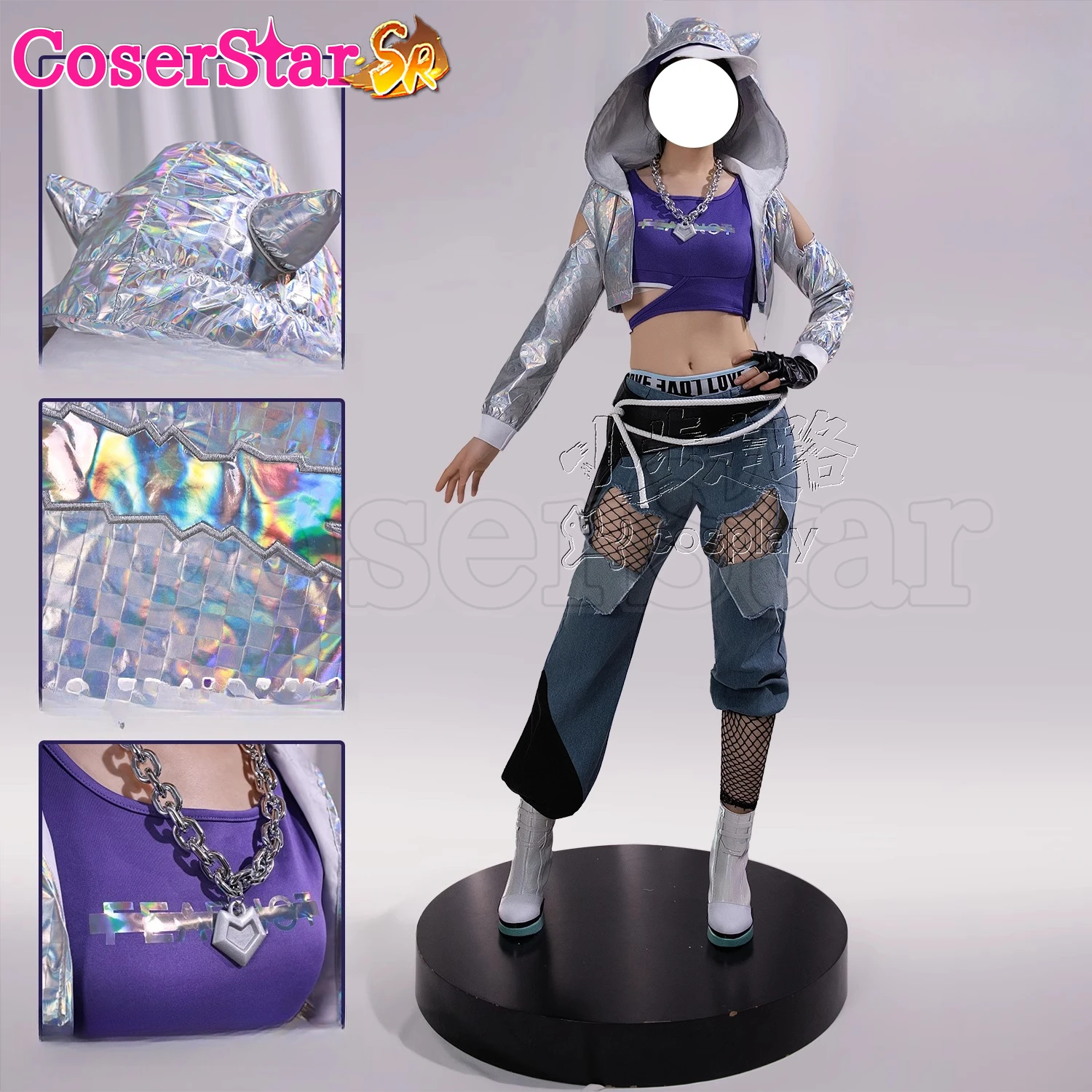 

CoserStar-SR Elizabeth Caledonia Calamity Ashe Cosplay Costume Role Play for Overwatch LESSERAFIM Cosplay Comic Con