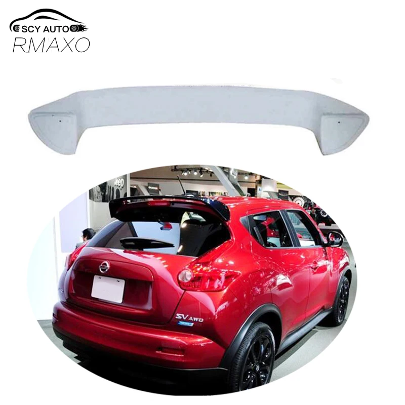 For NISSAN JUKE Spoiler 2008-2015 JUKE spoiler High Quality  ABS Material Car Rear Wing Primer Color Rear Spoiler