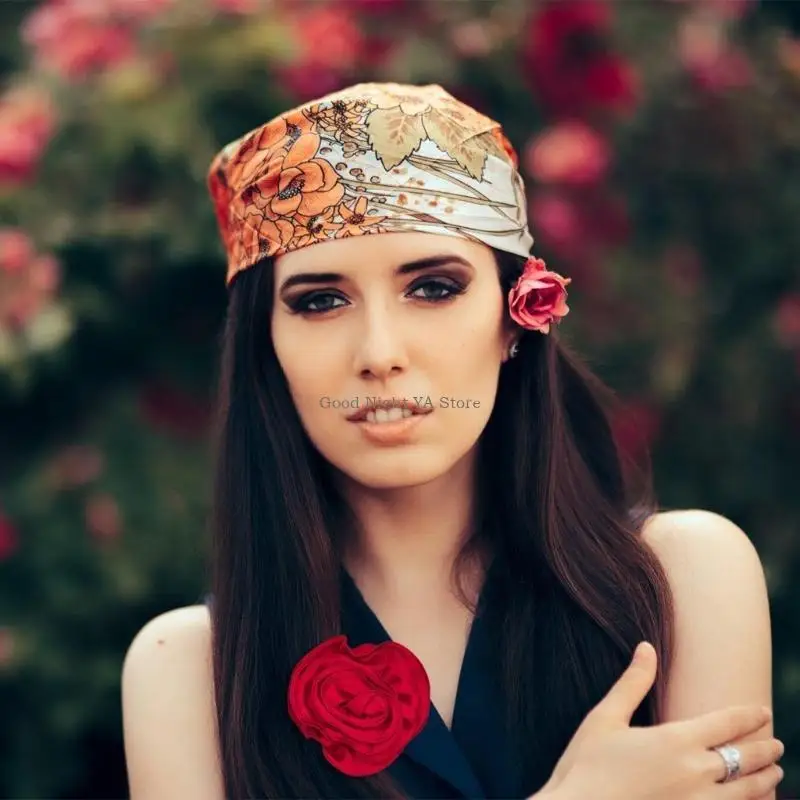 Flower Brooch Pin Craft Project Making Kits Sewing Flower Applique for Dress