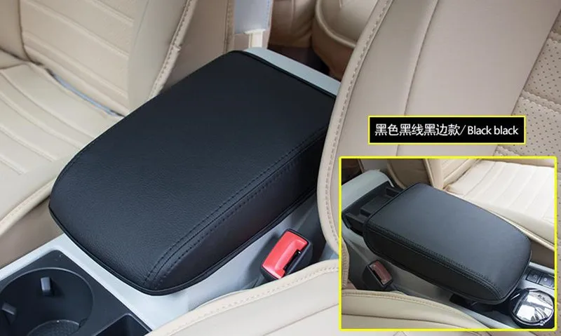 High Quality Microfiber leather Armrest box Cover Protective sleeve Protective film For VW Volkswagen 2016 2017 2018 TOURAN