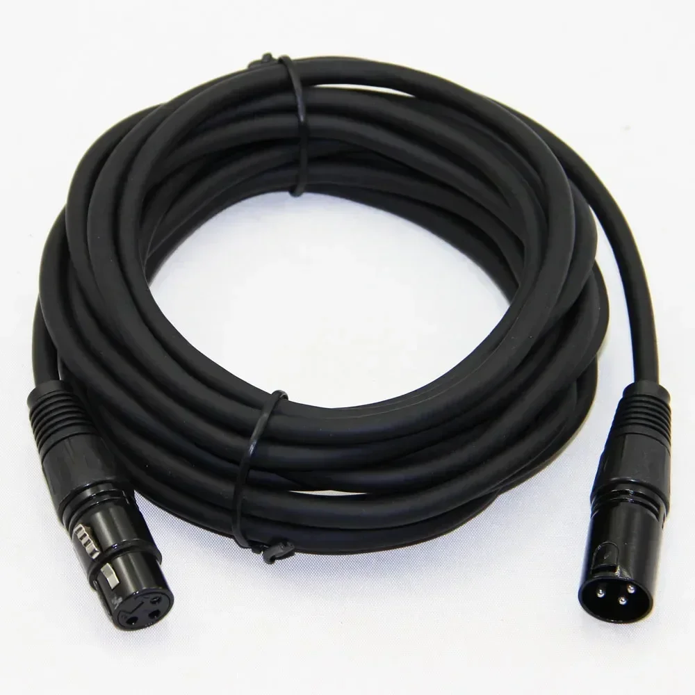 Kabel XLR męski do żeńskiego/męskiego M/F OFC Kabel audio ekranowany do miksera mikrofonowego Femlae do żeńskiego F/F 1m 1,8m 3m 5m 10m 15m 20m