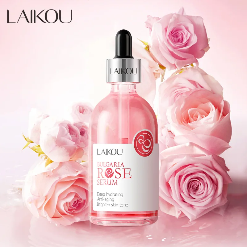 100ml LAIKOU Sakura Serum Vitamin C Essence Moisturizing Firming Brightening Face Serum Beauty Facial Skin Care Products