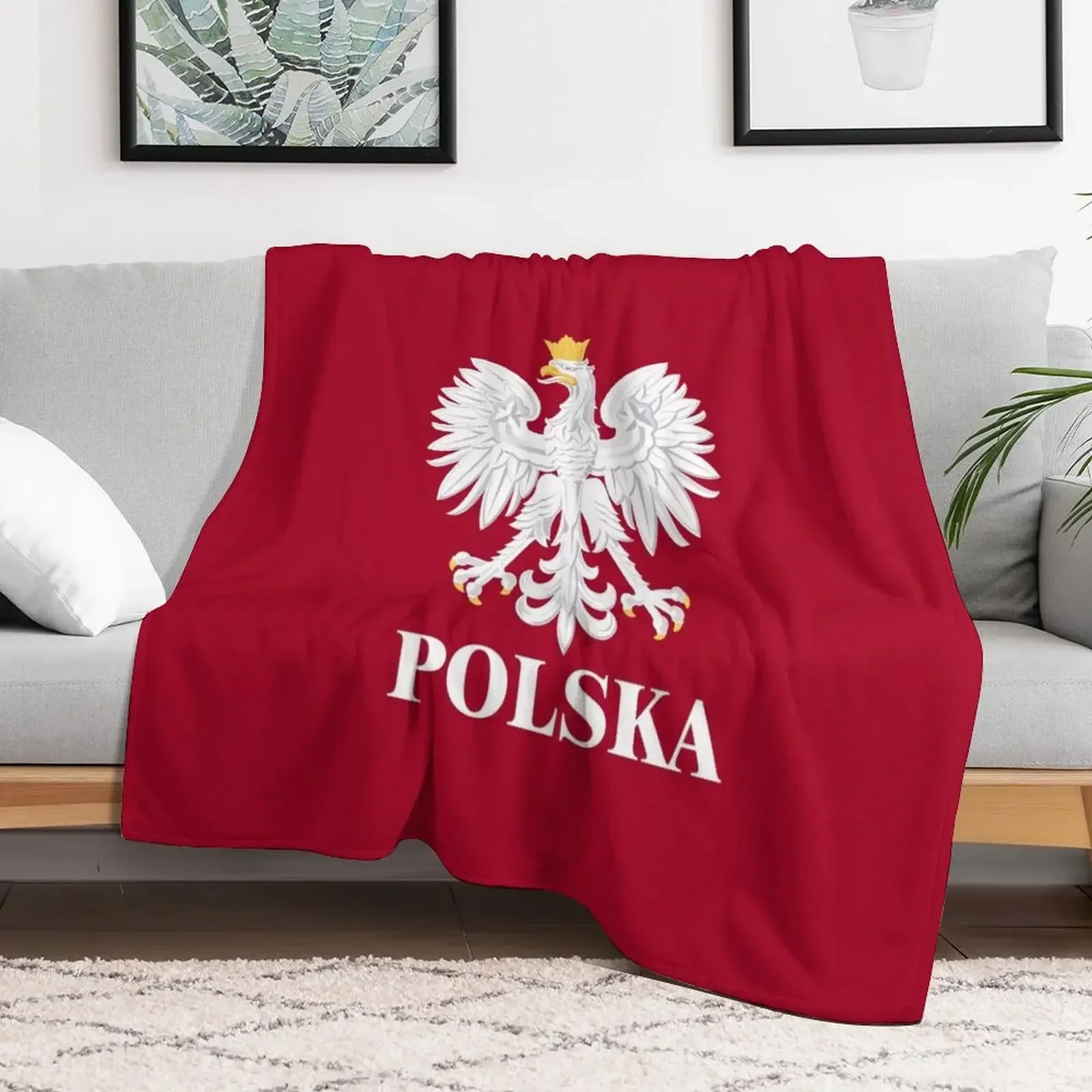 

Polska 3 Throw Blanket Thermals For Travel Shaggy Cute Plaid Hairys Blankets
