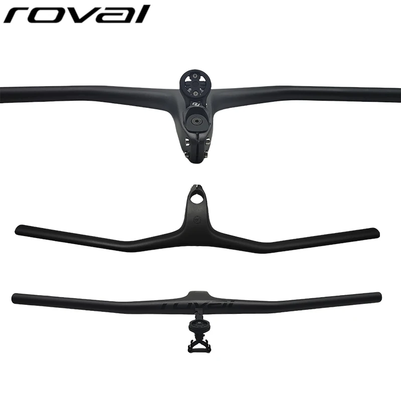 bike carbon handlebar XC MTB handle carbon fiber integrated handle 260g wide 780 60/ 70/80/90/100mm frame bicycle parts