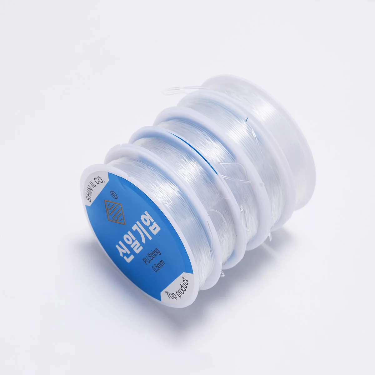 

0.4-1mm Strong Elastic Crystal Beading Thread Rope String Line Cord for DIY Beads Jewelry Making Necklace Bracelet Accessories