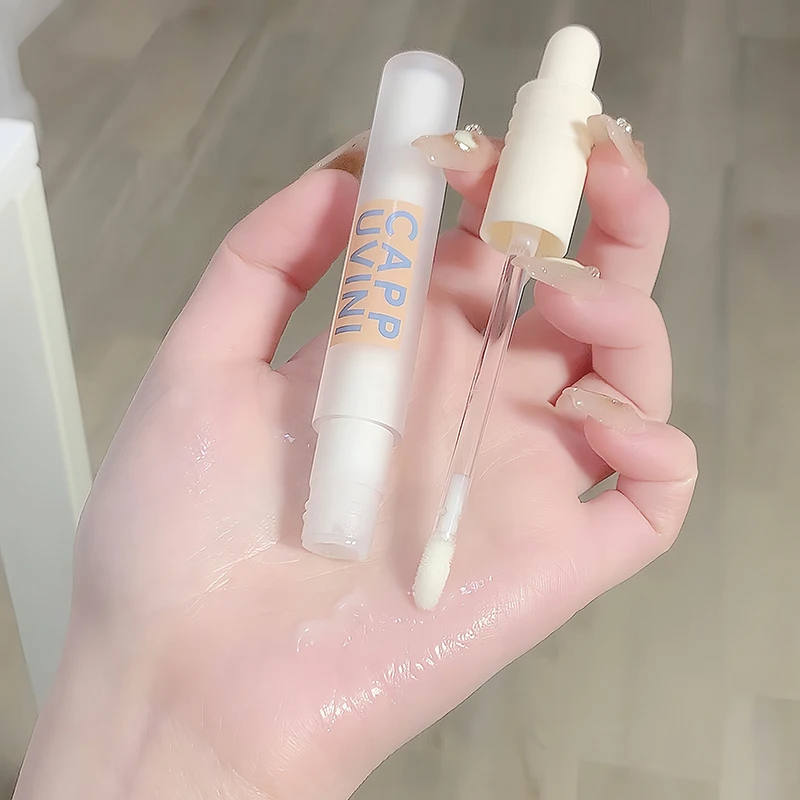 Hydrating Lip Care โลชั่นสดชื่นน้ำหนักเบาลิปบาล์มเรียบยาวบำรุงลิปครีมลิปไพรเมอร์สดใสริมฝีปาก