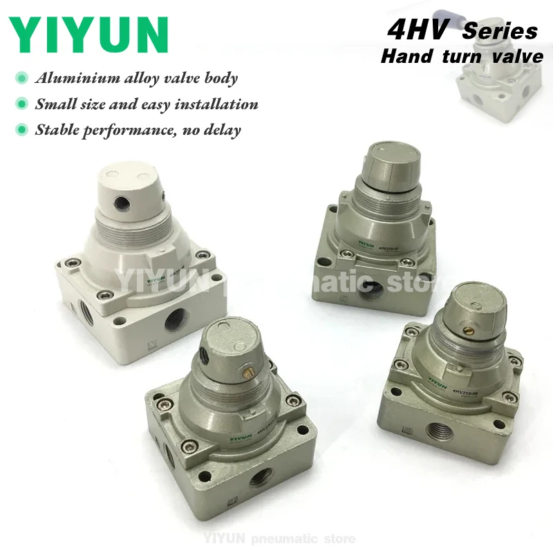 

4HV210 4HV310 4HV410 4HV230 4HV330 4HV430-06,08,10,15,20 On/off reversing valve manual turning valve solenoid valve 4HV series