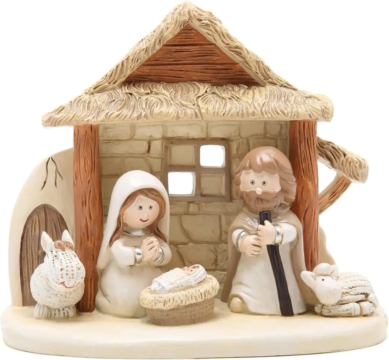 NEW Nativity Sets for Christmas Indoor Decorations Nativity Set Decor Holy Family Nativity Scene for Xmas Decor Gift