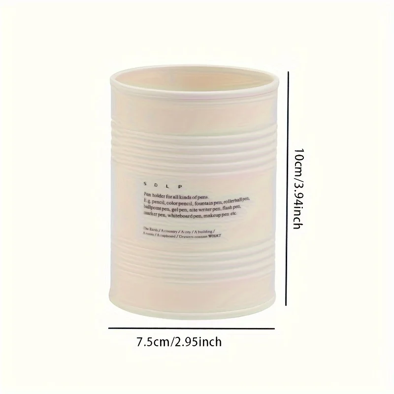 1pc Creative Pencil Holder Pen Cup Makeup Brush Holder for Colored Pencils Crayons Paint Brushes Art Studio Desk