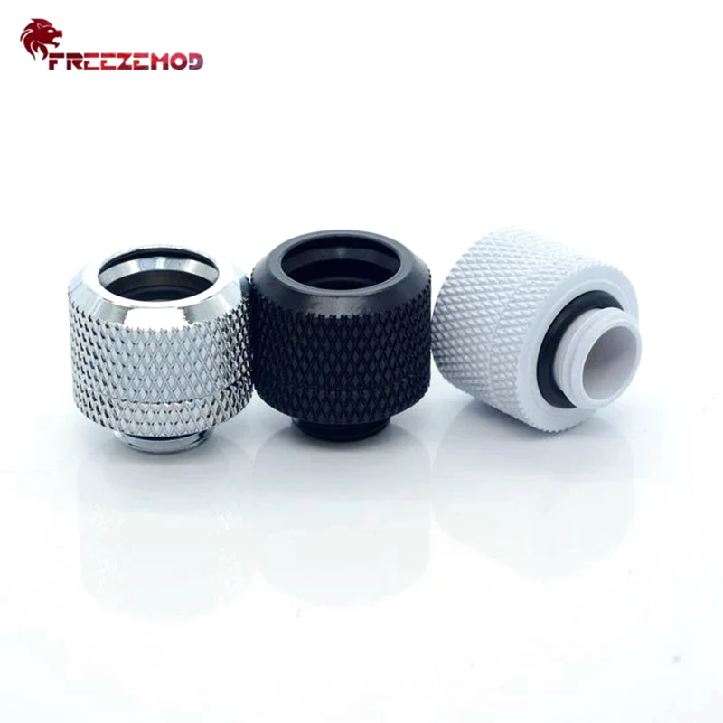 FREEZEMOD OD14 Hard Tube Quick Connect Adapter, G1/4 Thread Fitting with Triple Ring Seal For PC Water Cooling Build