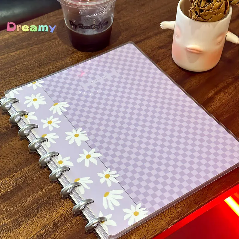 The Happy Planner Purple B5 120gsm Removable Notebook ,Cute High-Quality Binder for Efficient Self-Discipline and Daily Tracking