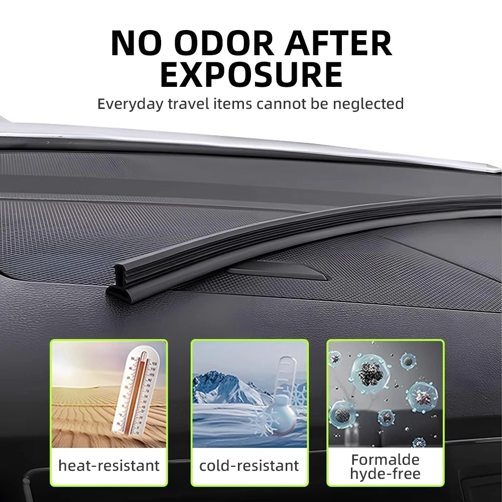 

Door Seal Soundproof Kit For BYD SONG PLUS/DM-i/EV 2020-2022 2023 2024 2025 Rubber Weather Draft Seal Wind Noise Cover Strip
