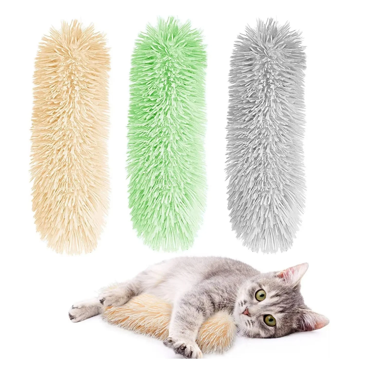 Plush Pillow Cat Toys Catnip Sounding Paper Pet Interactive Self-healing Chew Toy Cat Supplies Каціная Мята Hierba Gatera