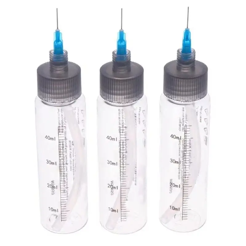 M11K-6Pcs Paint Mixing Bottles Portable Painting Tools Parts Wash-Free Airbrush Accessories DIY Making Hobby Craft Tool