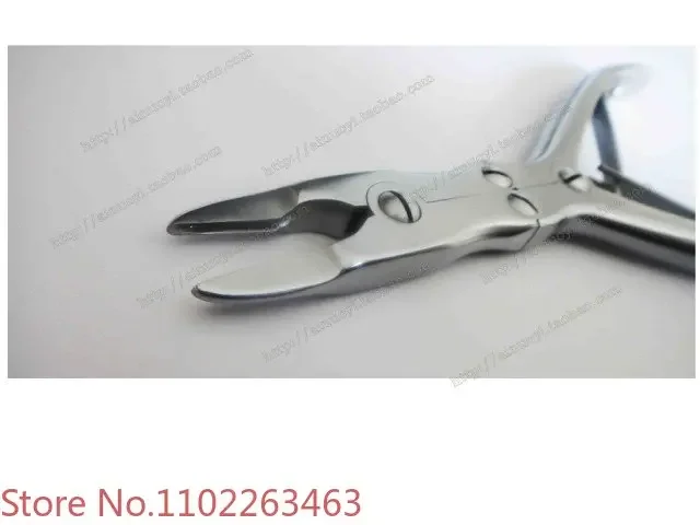 Double joint bone biting forceps, bone biting clips, bone fracture orthopedic instruments