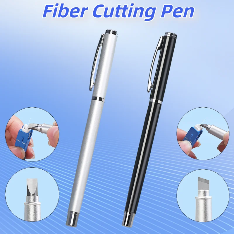 Fiber Optic Cutting Pen, FTTH Optical Fiber Cutter Tool, Diagonal Cut, Flat Cut, Pen Cutting Tool, Easy to Carry