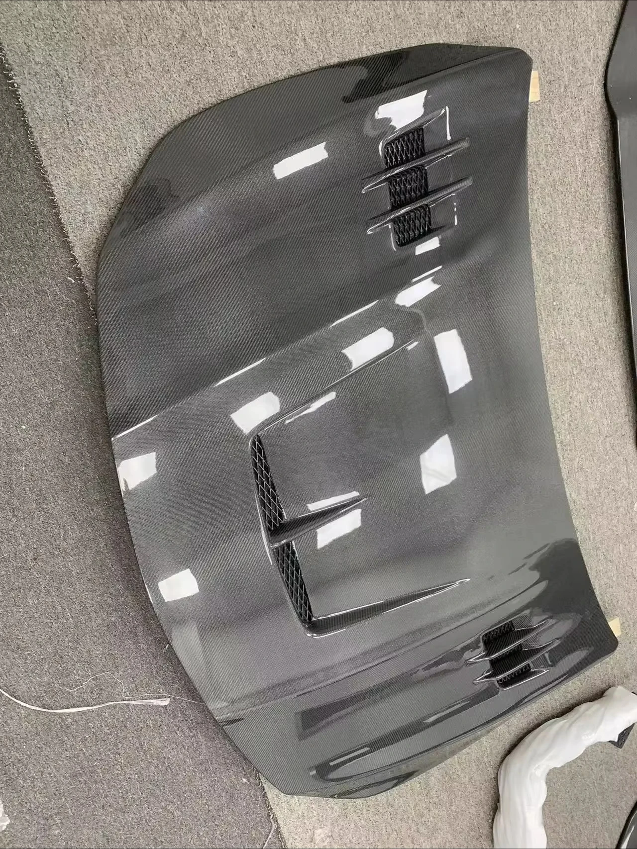 Carbon Fiber Front Bumper Engine Hood Cover Bonnet for W177 A-class W118 Cla-class 2019-up