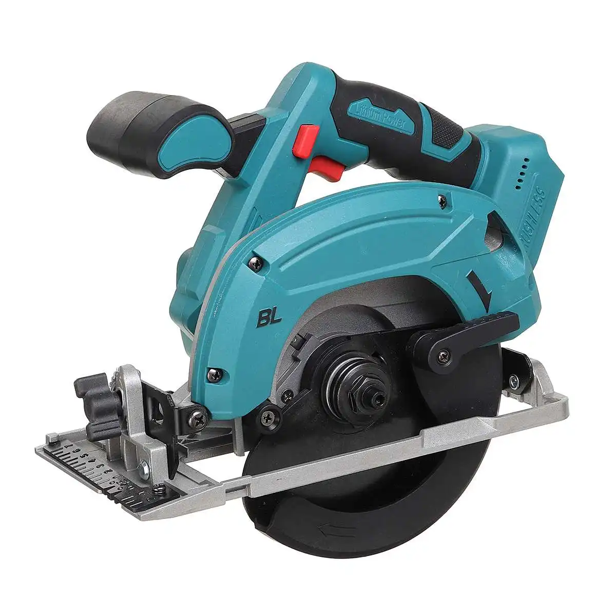 Keuhz Brushless Cordless Electric Circular Saw 165mm Saw Blade Adjustable Angle Cutting Woodworking for Makita 18V Battery