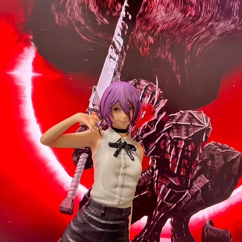 

Модель бензопилы Reze, аниме-фигурка, украшения для девочек-дьявола, милые коллекционные игрушки, подарок на день рождения для мальчиков