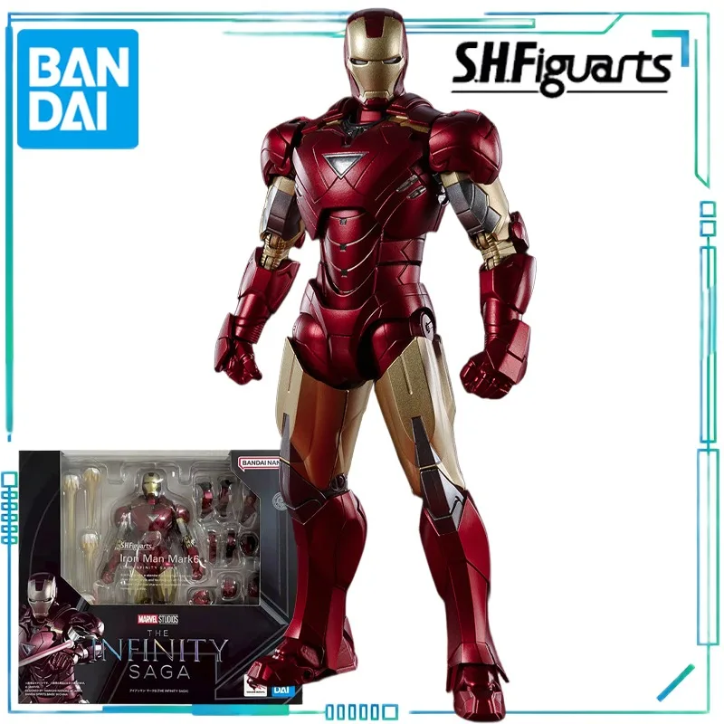 

BANDAI Genuine S. H. Figuarts Series Movable Toys Iron Man Mk6 THE INFINITY SAGA Finished Product Movable Model Collectibles