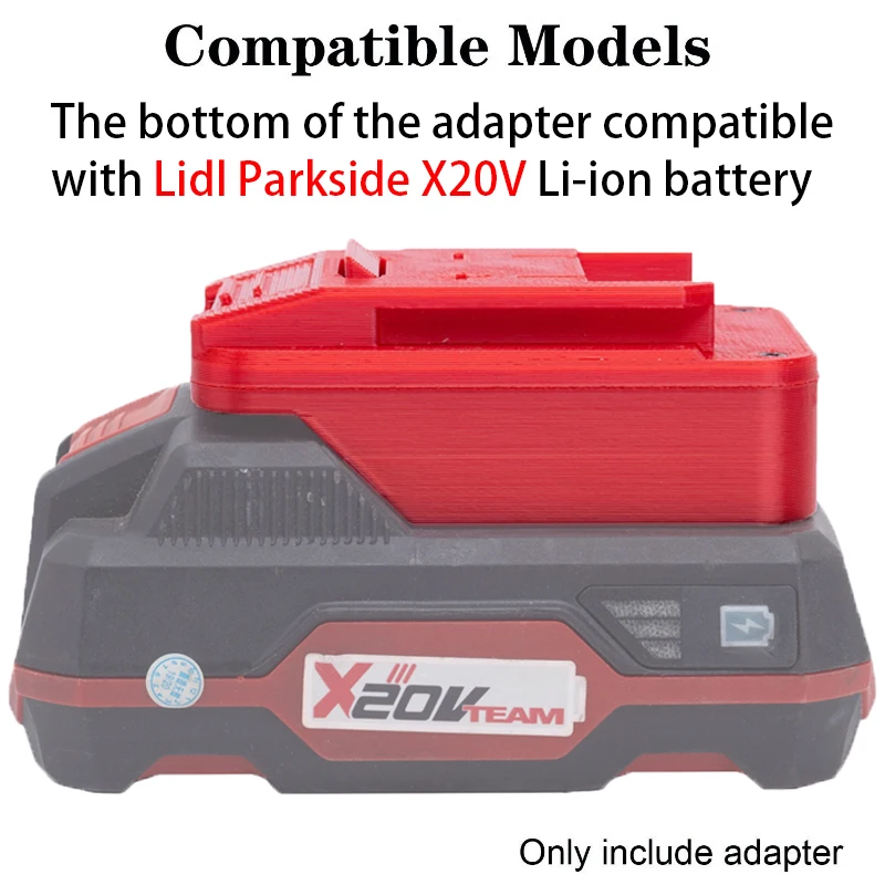 Imagem -05 - Li-ion Battery Adapter Conversor para Lidl Parkside X20v Acessórios para Ferramentas Elétricas x Mudança Ozito 18v