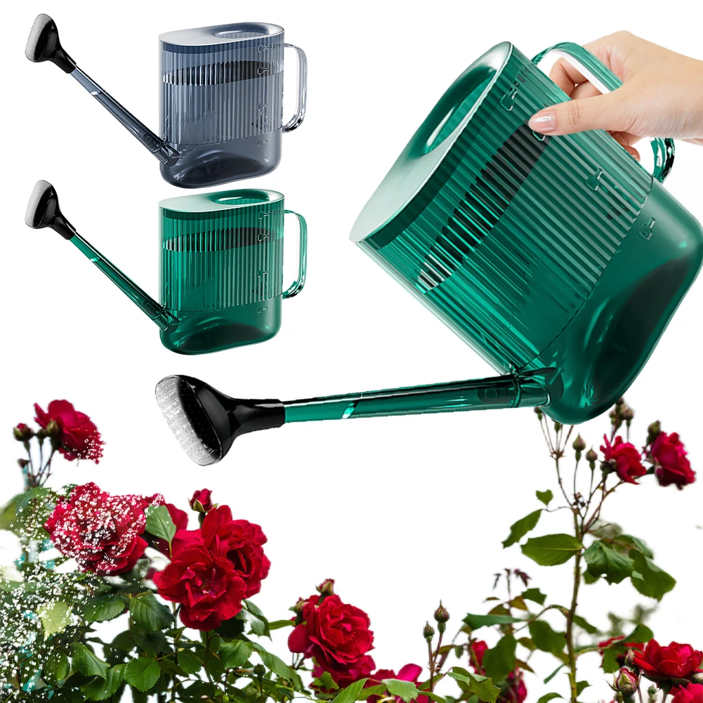 

1800ML Garden Watering Can Plant Sprinkler Flowers with Long Spout Modern Water Can for Indoor Outdoor Plants Gardening Tools
