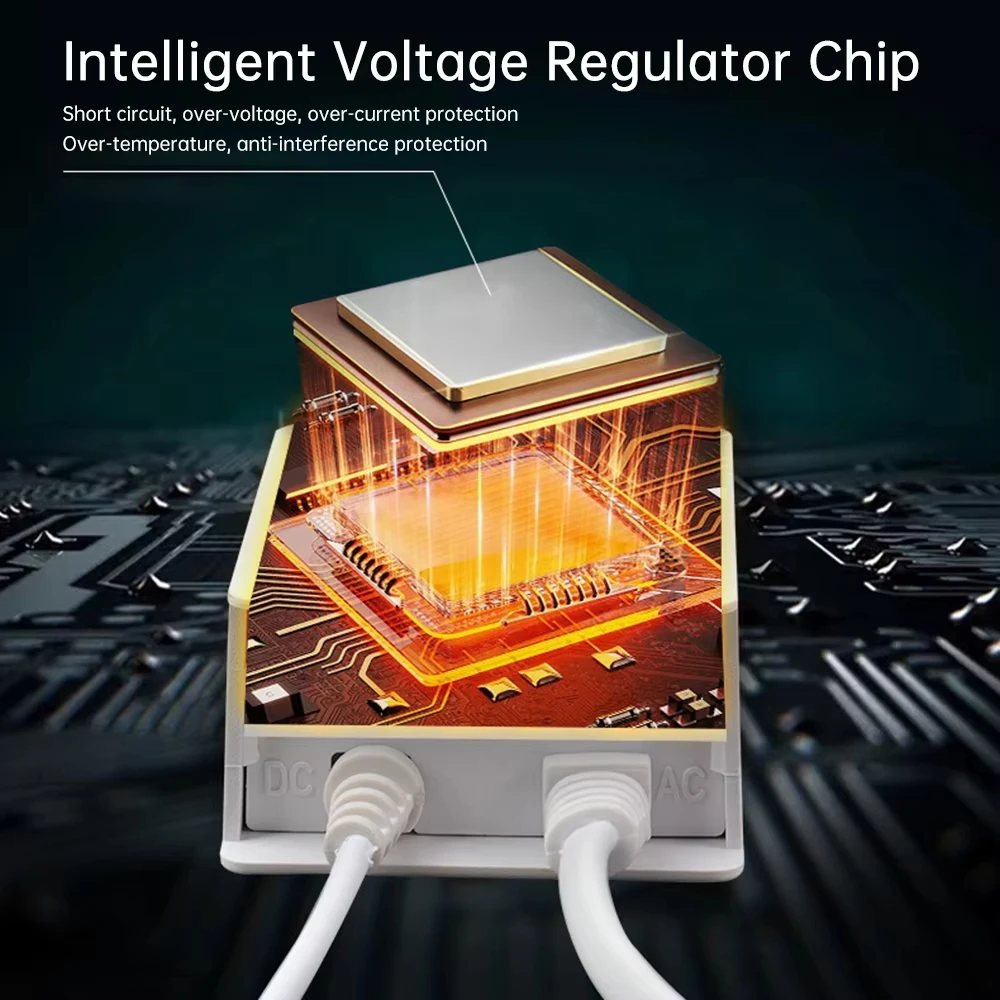 DC 12V 2A Power Supply For PTZ Camera Transformer AC 100V-240V to DC 12V For PTZ WiFi IP Camera 12V 2A EU/US Power Plug