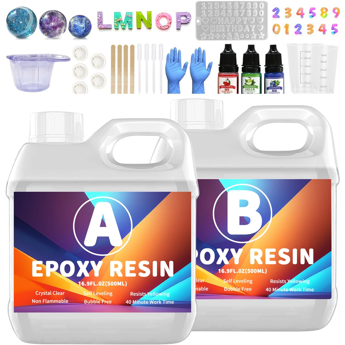 500Ml Ab Epoxy Resi…