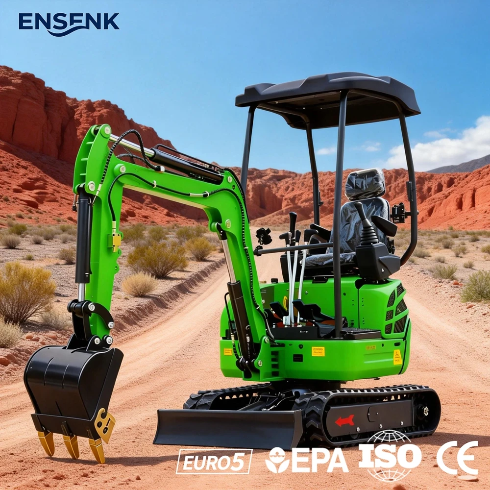 

Mini Excavator 0.8Ton 1.0Ton Kubota Engine Construction 1.5Ton 2.5Ton Multifunctional Digger Tools Europe Manufacturer Direct S