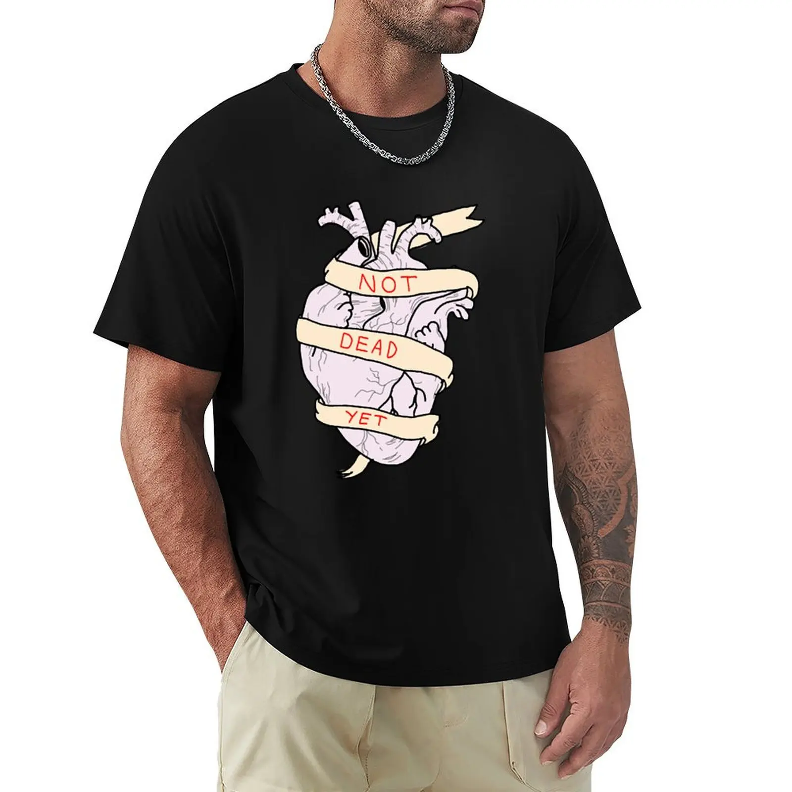 

Not Dead Yet T-Shirt tees graphic t shirt vintage T-shirts for men cotton