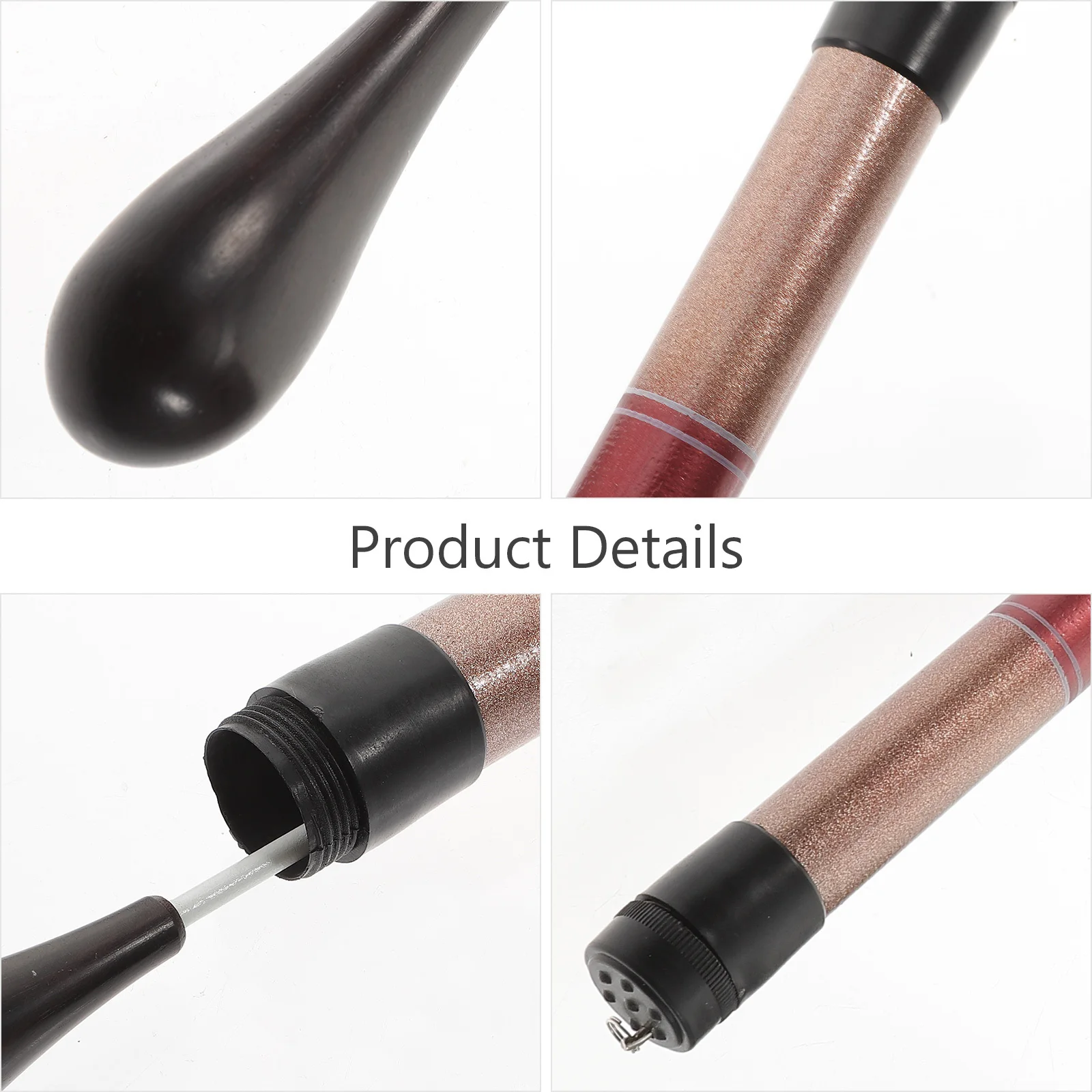 

2pcs Wooden Baton For Orchestra Conducting Durable Lightweight Music Conductor Baton With Imitation Handle Comfortable