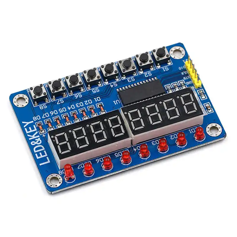 TM1638 Key nixie LED display module 8-bit nixie LED\ key electronic module