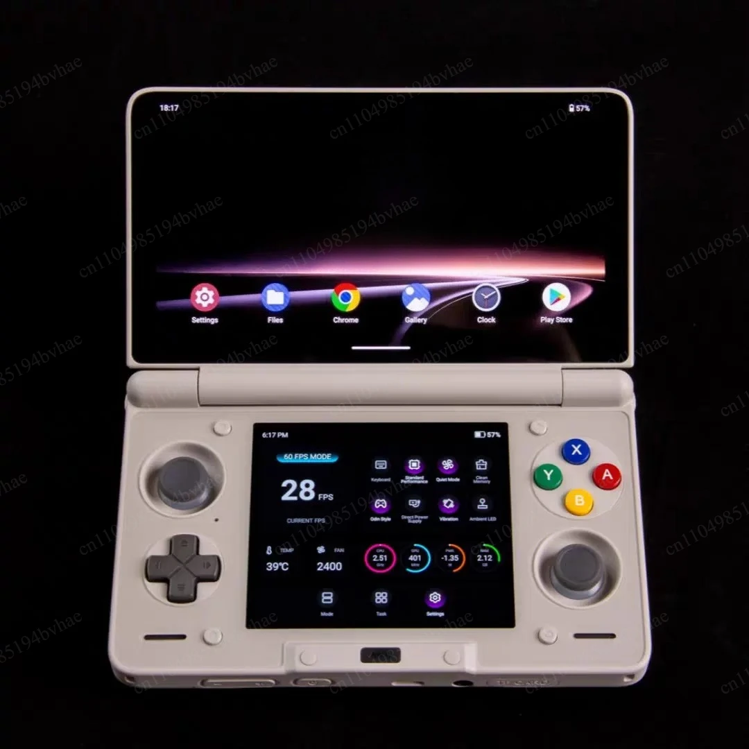 Flip 6-inch and 3.92-inch dual screen handheld game consoles with 4K ultra high definition screens Wi Fi 7 BT5.3 video game