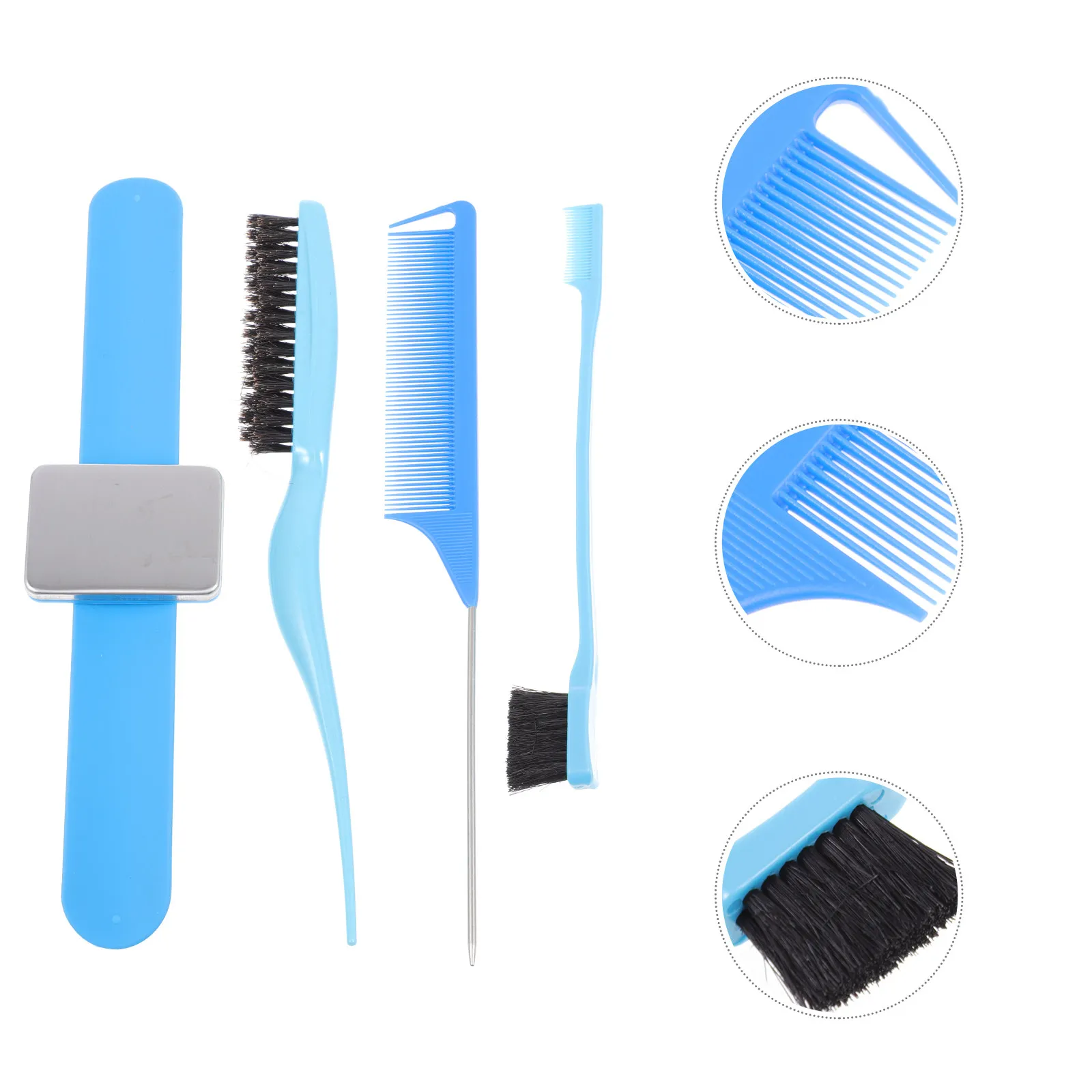 Magnetic Wristb Hair Dyeing Comb Dyeing Coloring Comb Tinting Salon Tools Brush Stainless Steel Plastic Home Use