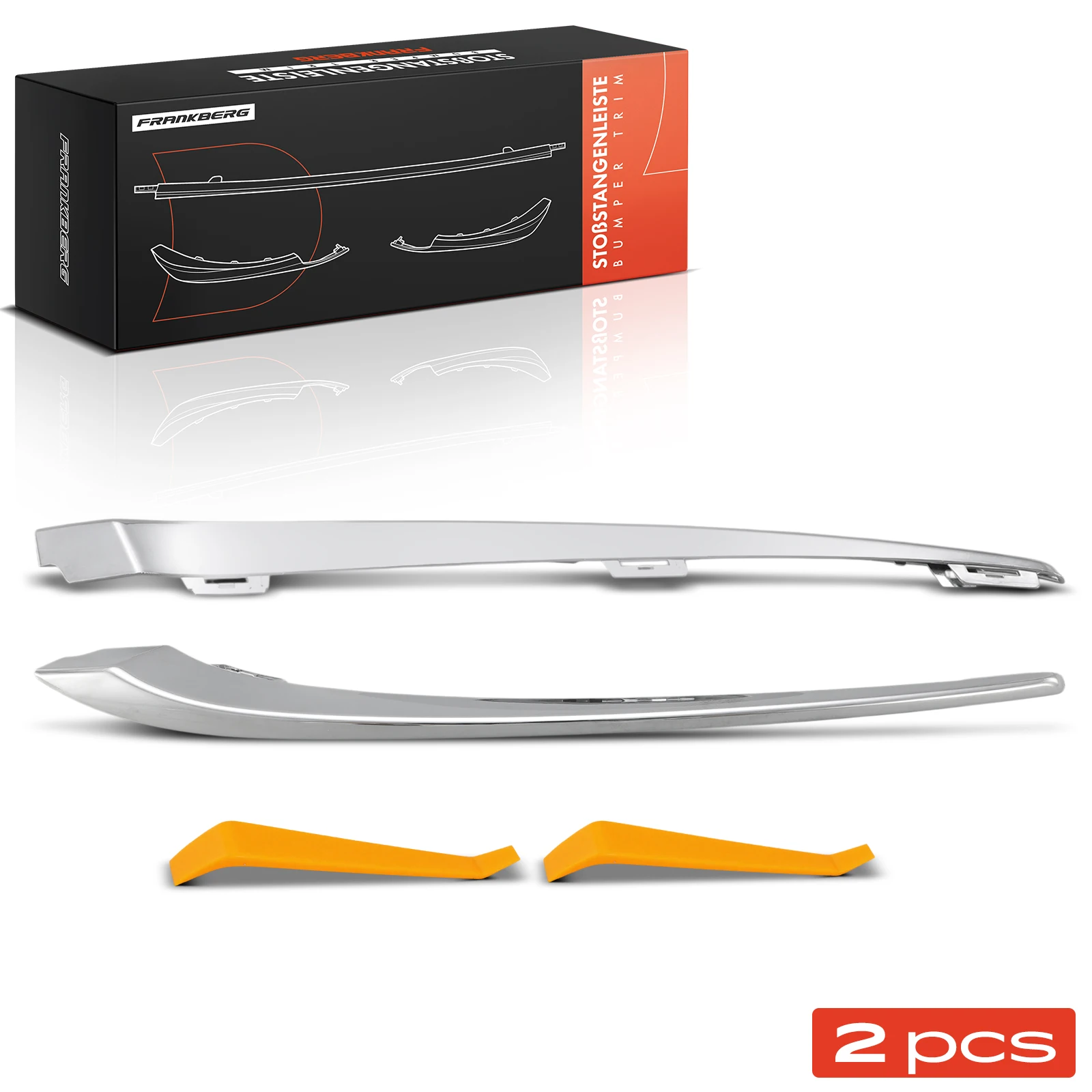 Frankberg 2x Trim Bumper Voor Links Rechts Bumper voor BMW 7 Serie G11 G12 750i 740i 730i 51117362693